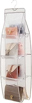 AARAINBOW 1 Pack Hanging Handbag Purse Organizer for Closet, Hand Bag Organiz...