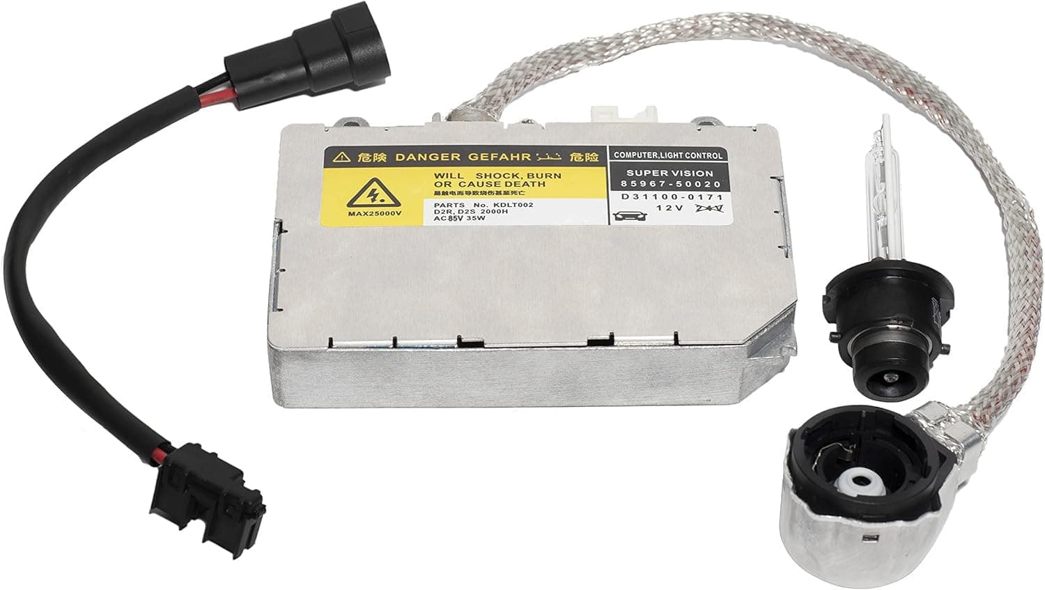 Boine KDLT002 Xenon HID Headlight Ballast Assembly Module Compatible with Lexus IS300 ES300 LS430 SC430, Mazda 6 RX-8, Toyota Avalon Sienna Celica Prius