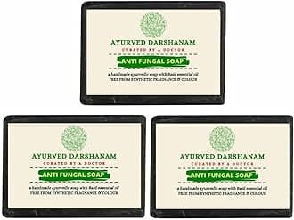 Anti Fungal Soap | Natural Handmade Bathing Soap, For All Skin Types, (Pack of 3 x 120 Gr) 360 Grams
