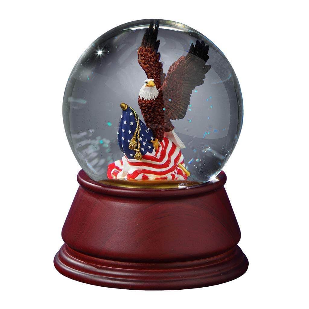 San Francisco Music Box American Eagle Water Globe
