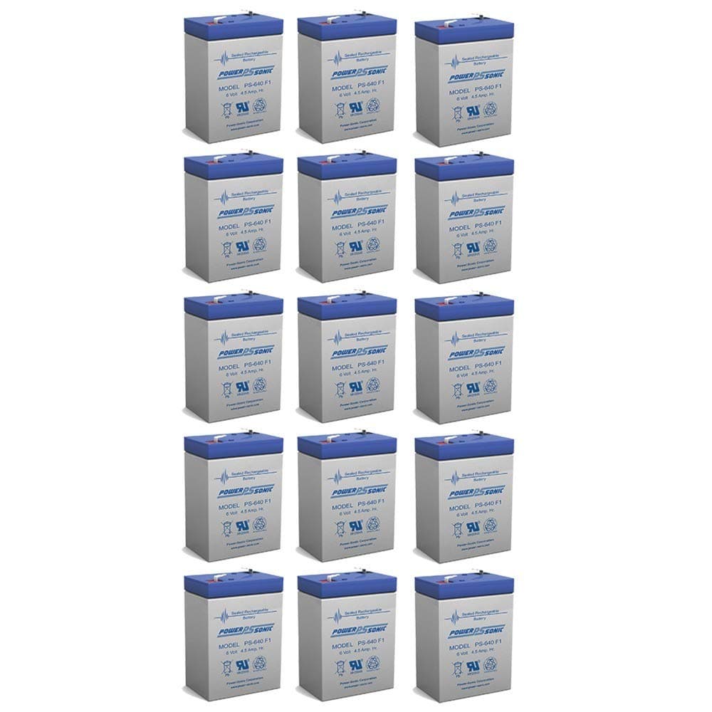 Hunten Outdoors 6-Volt Rechargable SLA Battery - 15 Pack