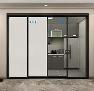 INWIXA (47.5" x 59.5") Window Privacy Film | PDLC Switchable, Window Film | S...