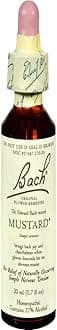 Bach Original Flower Remedies, Mustard - Be Joyful - Natural Homeopathic Flower Essence for Emotional Balance - Vegan, Gluten Free, Sugar Free - 20mL Dropper