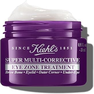 Kiehl's Super Multi-Corrective Eye Cream, Anti-Aging Cream that Lifts Brow Bone Area, Smooths and Firms Eye Lids, Bilberry Seed Extract and Collagen Peptide for Tighter and Smoother Looking Skin