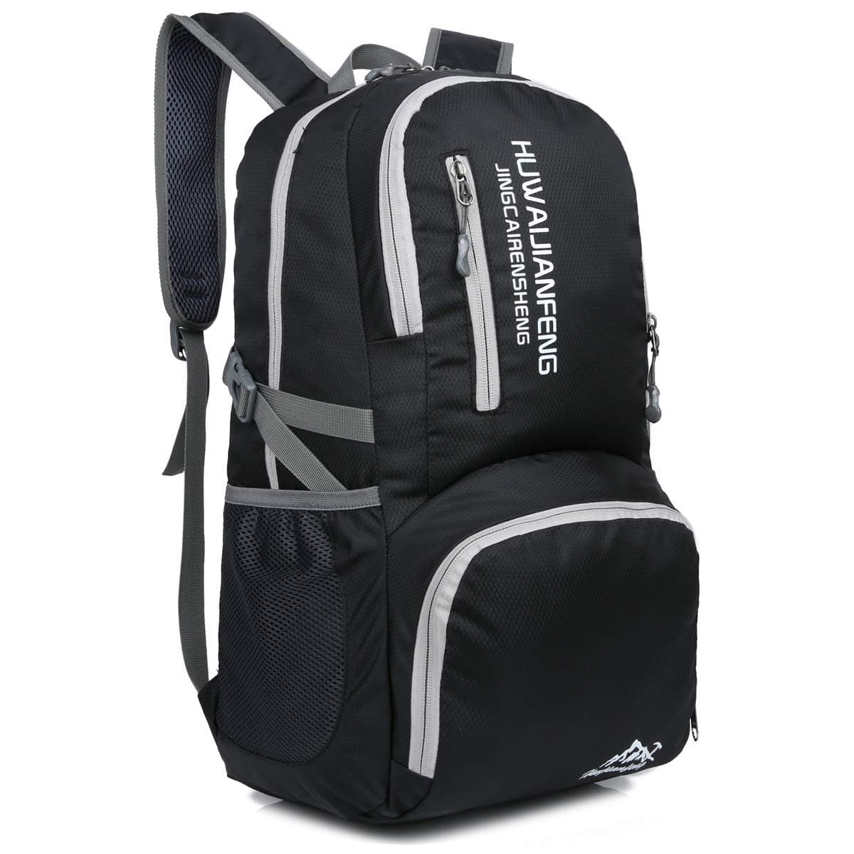 Black Foldable Backpack