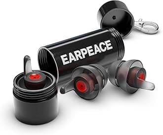 EARPEACE Moto - Reusable Motorcycle EarPlugs - Motorcycle Ear Plugs Wind Noise Protection - Comfortable Ear Plugs for Riding with High Fidelity Filter Noise Canceling Up to 26dB