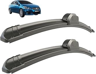Windshield Car Wiper Blades Compatibility With Maruti Ciaz (Model : 2012-2018), Ciaz Wiper Blades - Set of 2Pc (D-24,P-16)