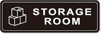 Storage Room Door Sign for Business and Home, Self-Adhesive Durable Modern Storage Room Sticker, Authorized Personnel Only Signs for Industry, Hospital, Restaurants, Private Area