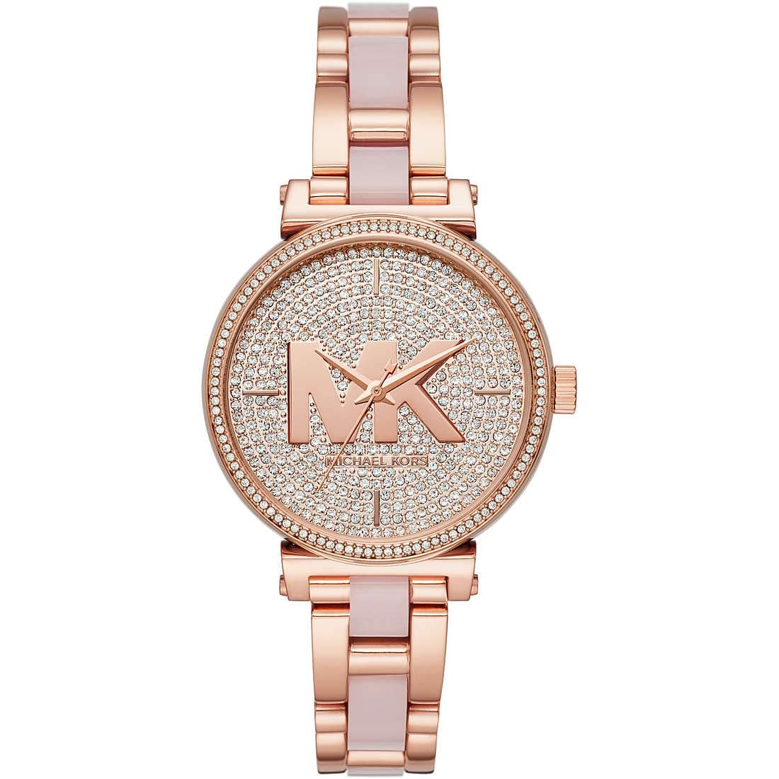 Michael Kors Sofie Watch for Women, Quartz movement with Stainless steel or Leather strap