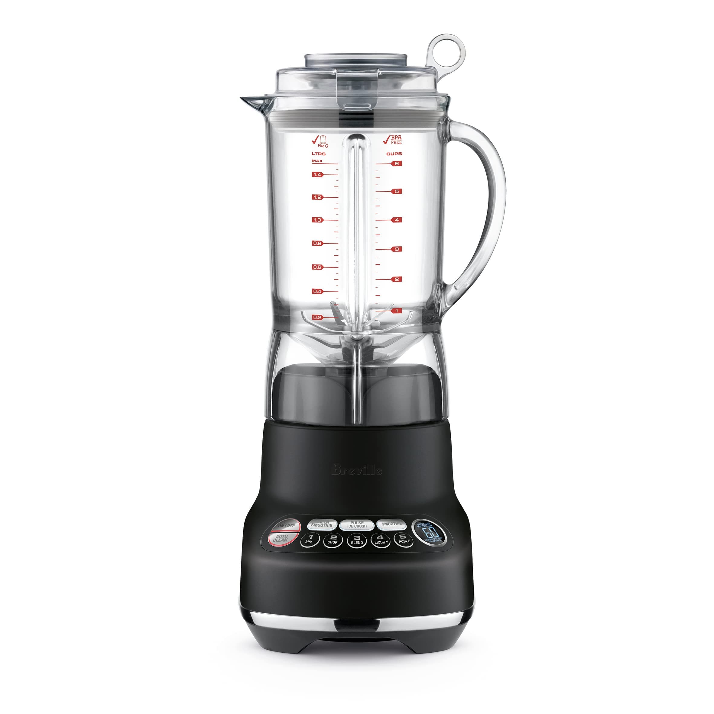Breville BBL620BTR Fresh and Furious Blender, Black Truffle