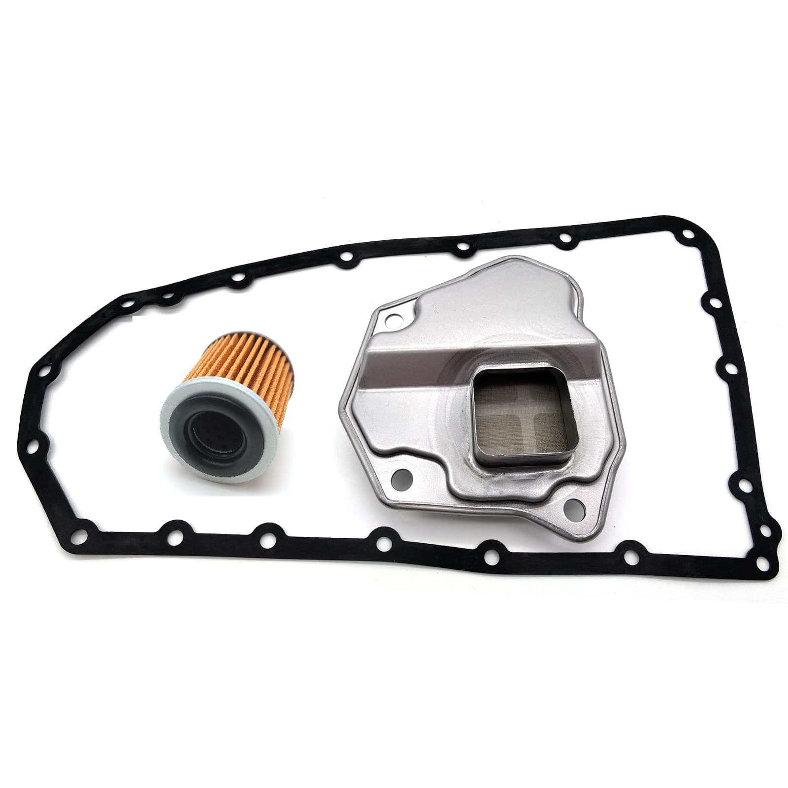 TRANSPEED CVT Transmission Fluid Filter and Gasket Kit, Oil Filter Kit JF011E RE0F10A RE0F10B Gearbox For Nissan Altima Sentra Rogue Juke - Replace 31728-1XF02 31728-1XF03 31397-1XF0D 31728-1XZ0D