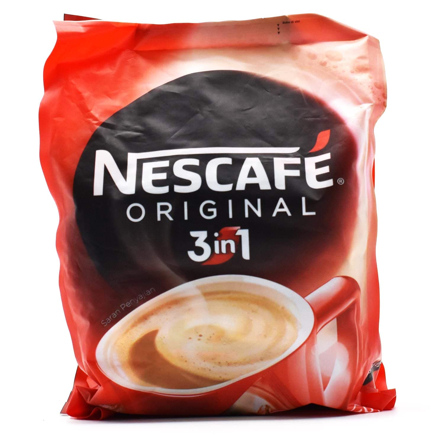 Nescafe 3 In 1 Original Soluble Ground Coffee Beverage,30 Sachets Bag