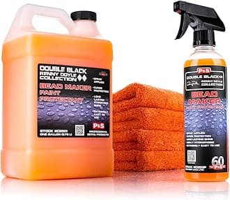 Bead Maker + 4 Eagle Edgeless Microfiber Towels - Combo Kit - Paint Protectant & Sealant, Easy Spray & Wipe Application (1 Gallon + 1 Pint)