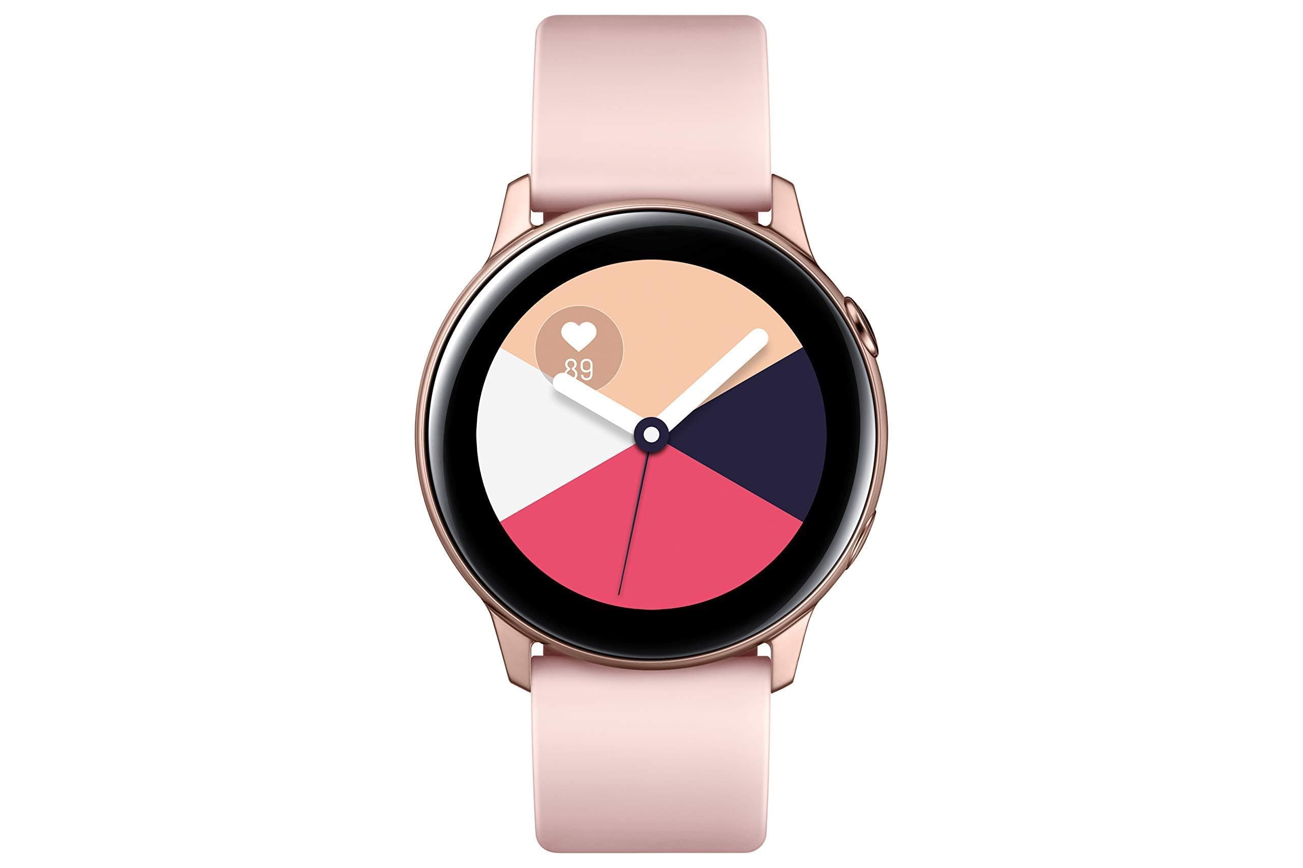 Samsung Galaxy Watch Active (40mm, Rose Gold) (Renewed)