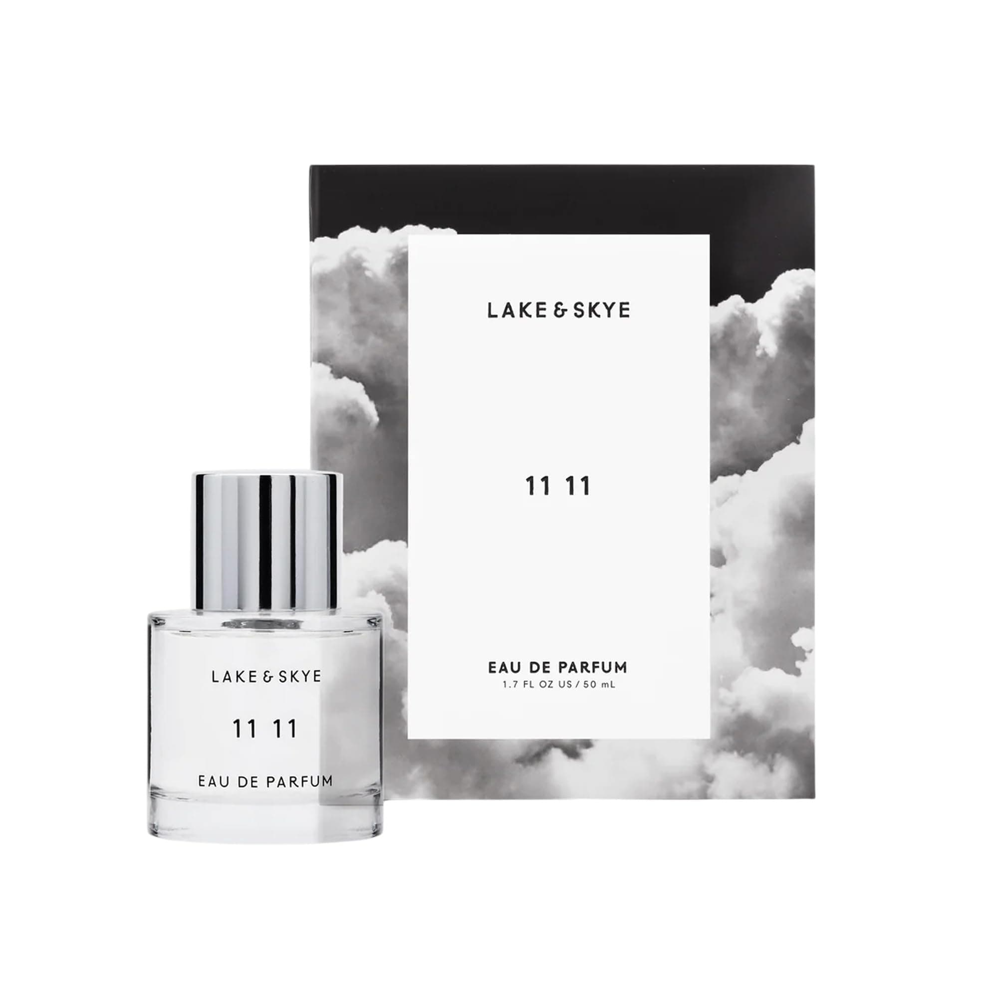 LAKE & SKYE 11 11 Eau de Parfum Spray - Best Selling Unisex Perfume Fragrance Collection With A Musky Blend of White Ambers (1.7 oz 50 m)
