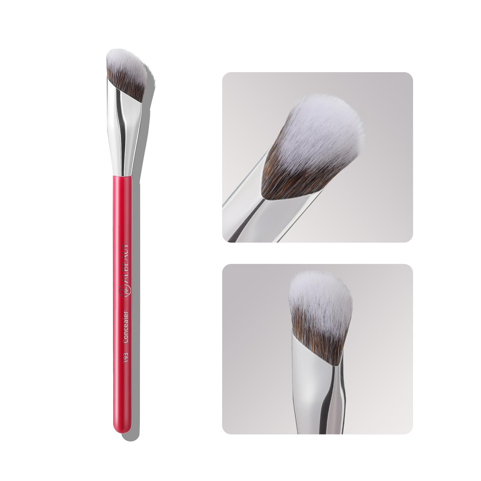 Concealer Brush, Under Eye Makeup Small Angled Precision Face Blending Brush (193 concealer brush-Limited Edition)