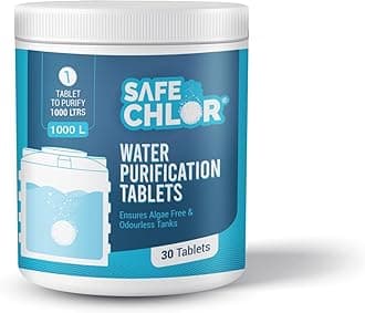 Tab 1000 | Chlorine Tablets for Water Tank of 1000 Ltrs | Water Purification Tablets for Overhead, Underground Water Tanks | Stable Chlorine | 30 Tablets Economy Pack for Total 30000 Ltrs