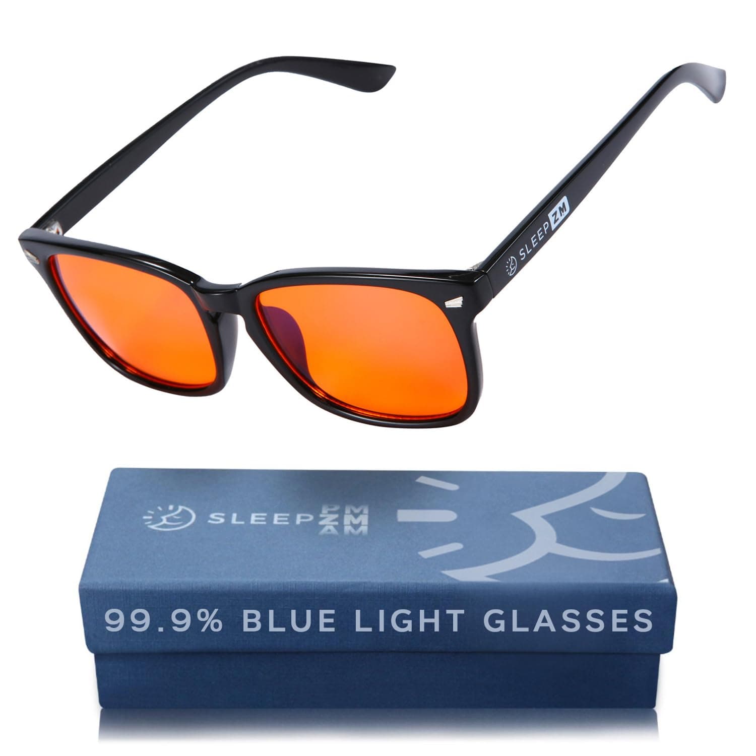 Blue Light Blocking Glasses for Women + Men - Better Sleep + Anti Eye Strain Protection - Computer Screens & Gaming