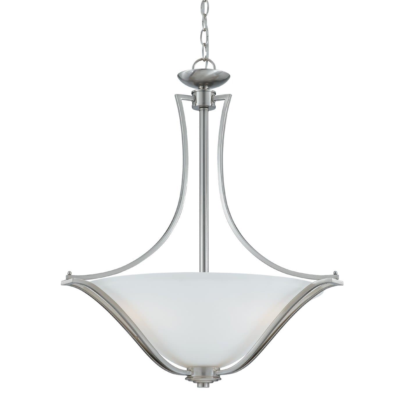 Triarch 9035-BN 3 Light Kavala Large Pendant, Satin Nickel