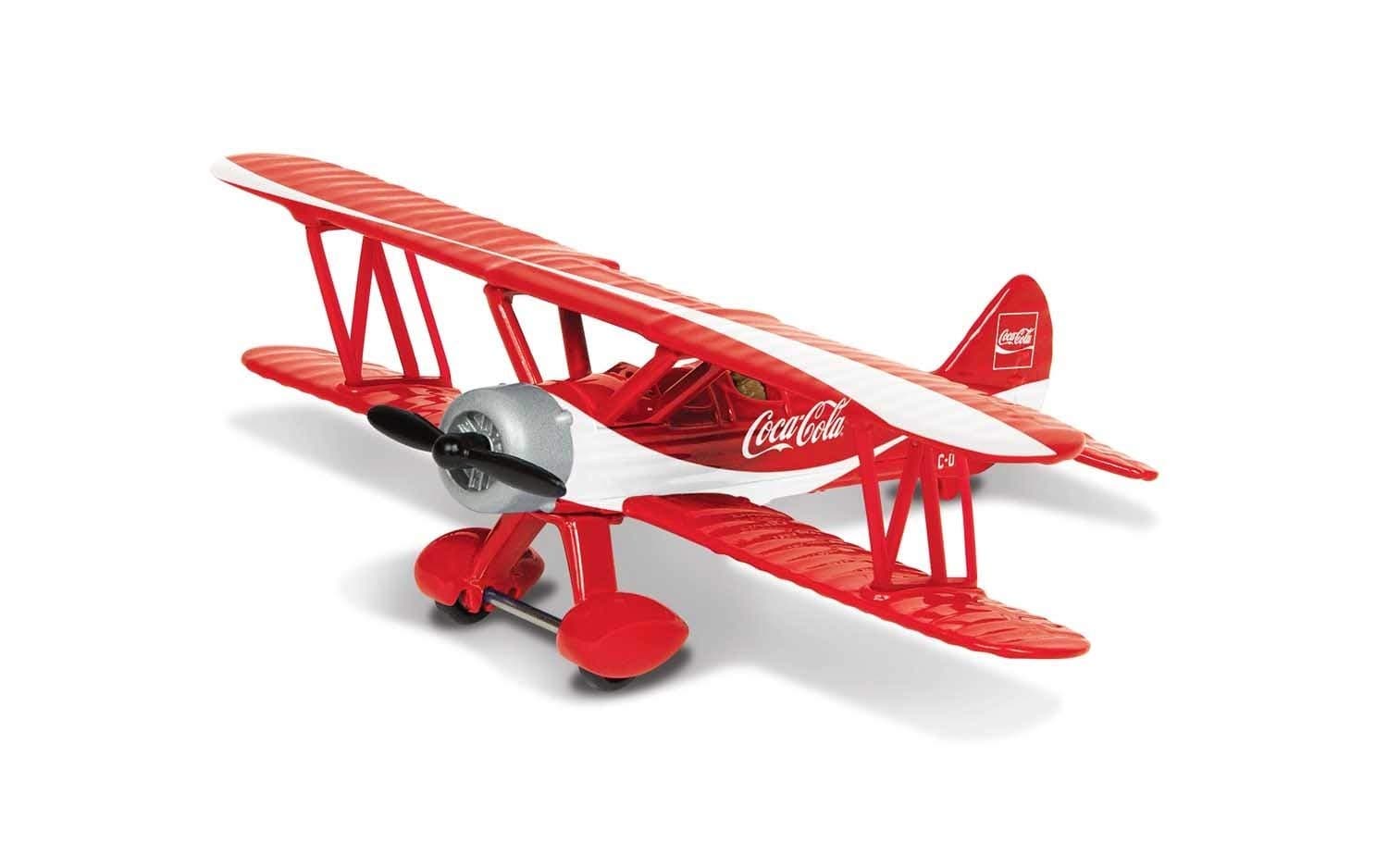 Corgi GS99727 Coca Cola - Stearman Classic, Red/White