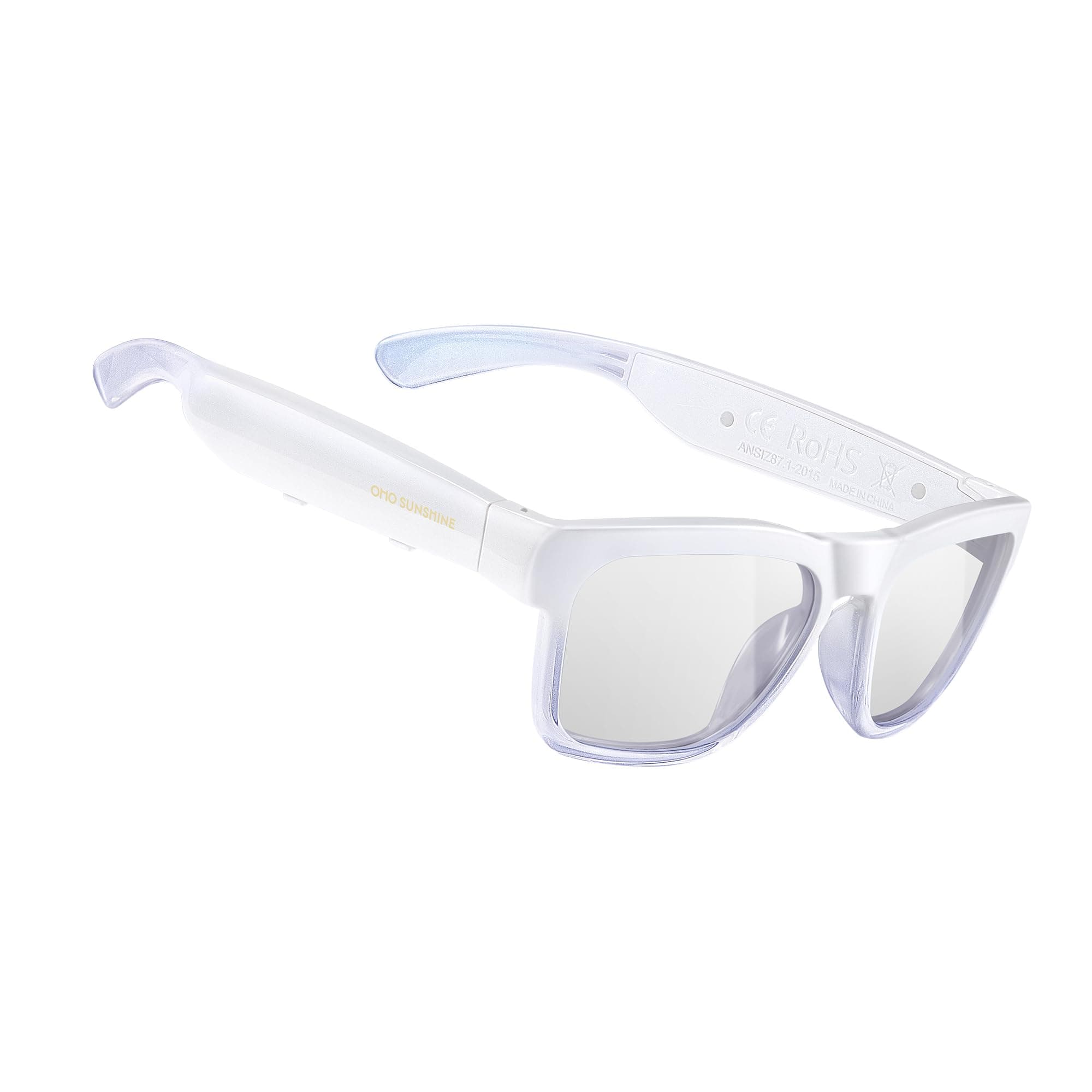 OhO sunshine AI Wireless Translator Glasses with Bluetooth Speaker for Instant Voice Translation