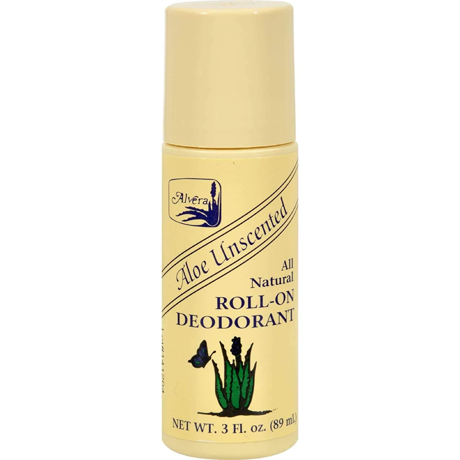 All Natural Roll-On Deodorant Aloe Unscented - 3 fl oz (6-pack)