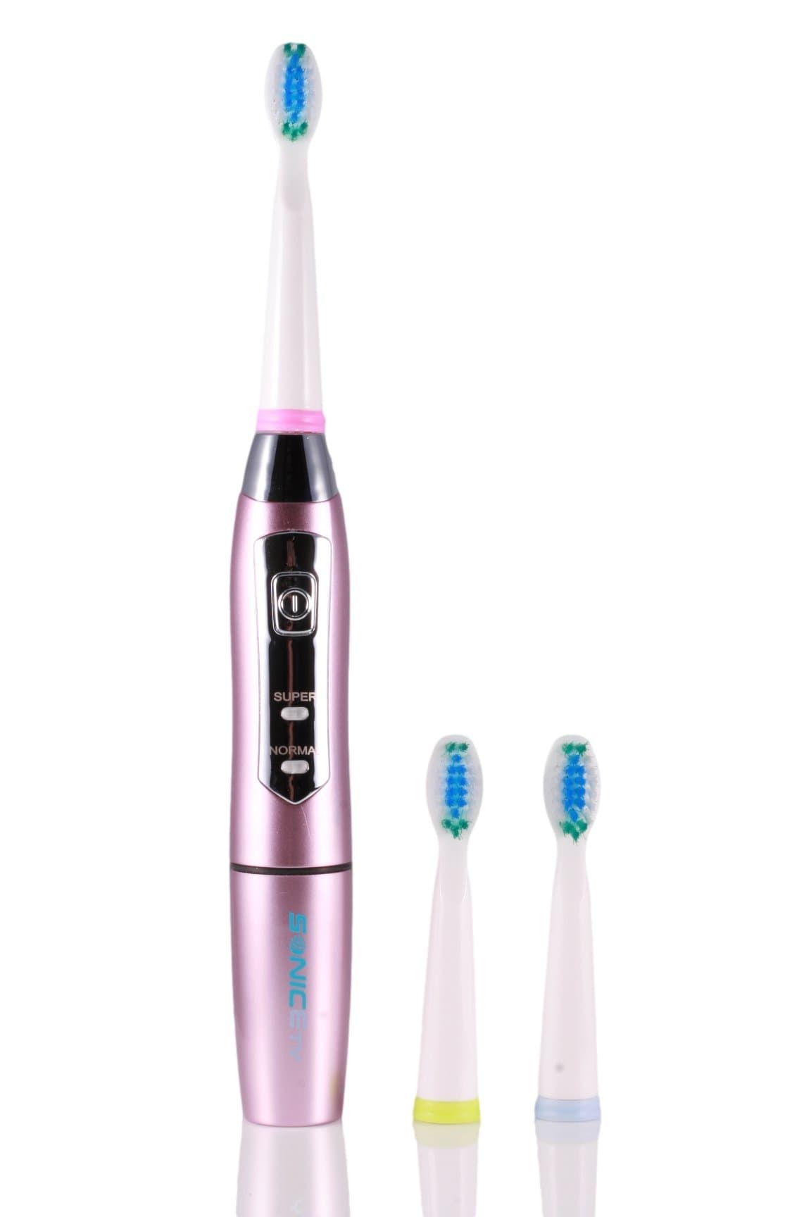 SONICETYElectric Toothbrush HI-910 Dream Pink (Value Pack Includes 3 Brushheads)