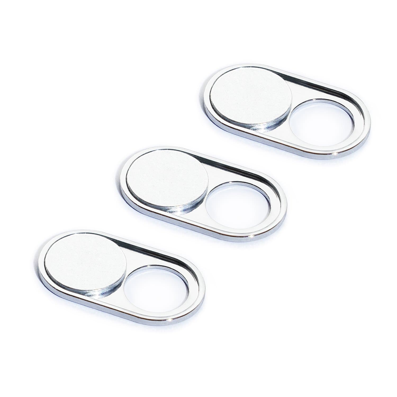 Webcam Cover Slider - Ultra Thin Metal Web Camera Cover Slide for Laptop Computer Cellphone Tablet iPhone iPad MacBook Surface Pro - Protect Your Privacy and Security - Strong Adhesive, 3 Pack
