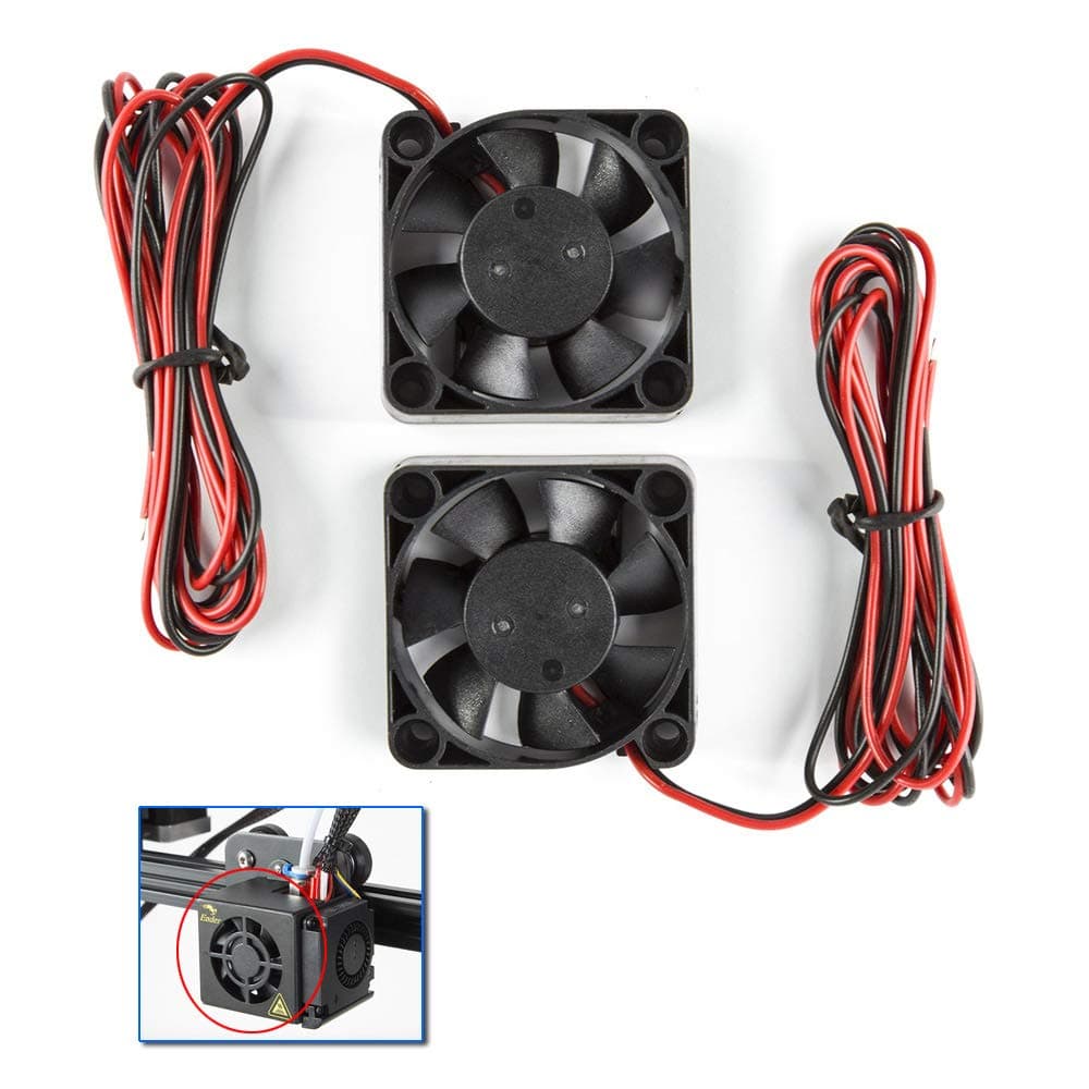ENOMAKER Creality Original Ender 3 Nozzle Fan DC BRUSHLESS PD04010MS4 DC 24V 0.10A Cooling Fan 40mmx40mmx10mm 4010 Sleeve Bearing for 3D Printer