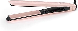 Rose Blush 235C Hair Straighteners, Extra-long titanium ceramic plates for smooth gliding, Ultra-fast heat up, 13 heat settings up to 235°C, pink