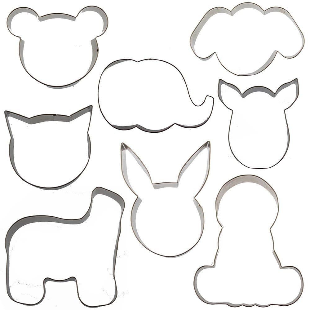 Sweet Elite Tools- Mix and Match Animal Cookie Cutter Set- by Autumn Carpenter