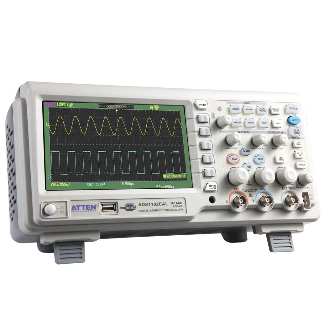 Atten ADS1102CAL 100M Hz 1G Digital Oscilloscope *New Model with 7" LCD*