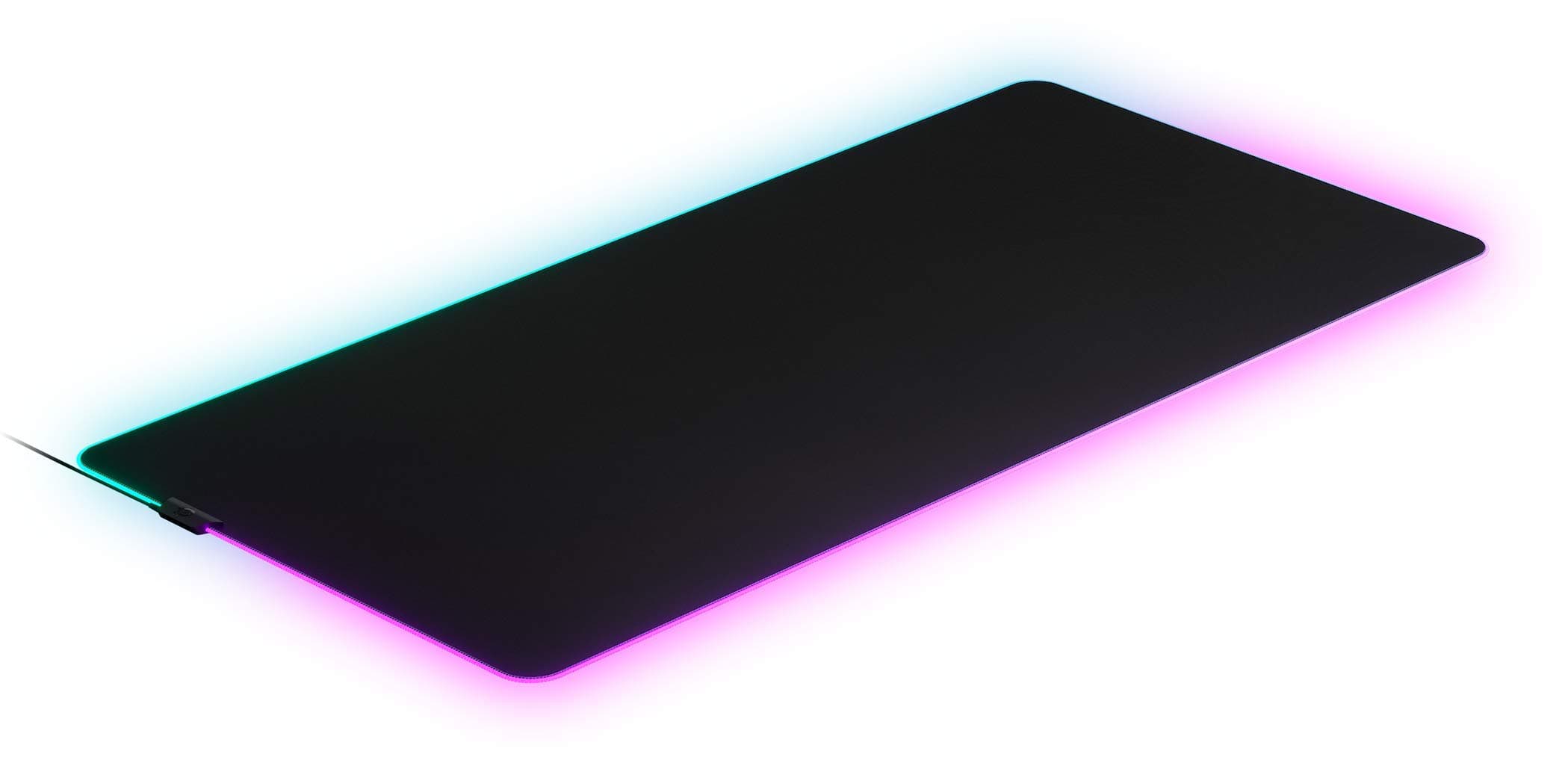 SteelSeries QcK 3XL Prism - 2-zone RGB Illumination - Optimized For Gaming Sensors - Size 3XL (1220 x 590 x 6mm) - Black + RGB