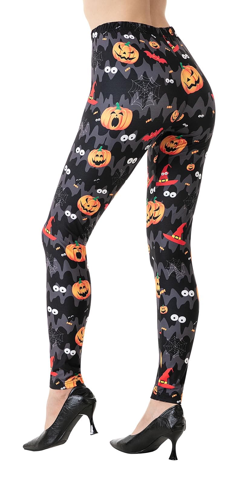 Ndoobiy Printed Leggings Basic Workout Yoga Pants Buttery Smooth Womens Leggings