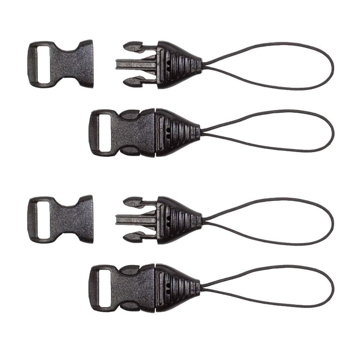 OP/TECH USA 1301112 1mm Mini QD Loops (Black) - Pack of 4