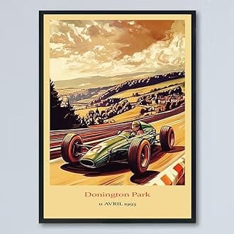 Vintage F1 Racing Donington Park 11 AVRIL 1993 Poster, Race Car Print, Vintage Car Racing Poster, Race Fan Gift, Executive Office Decor, F1 Gift Idea 3rjCBD
