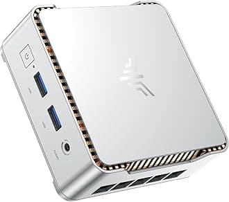 KAMRUI Essenx E2 Mini PC, 16GB RAM 512GB M.2 SSD Mini Computers,12th Alder Lake N97 (up to 3.6GHz) Small PC, HDMI+DP1.4 Dual 4K UHD,Gigabit Ethernet,WiFi,BT,Home/Office Desktop PC