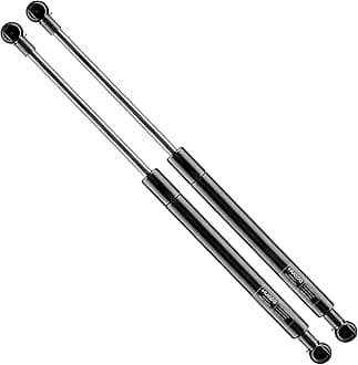 HUOPO 20 Inch 250 lb Gas Strut, ST200M1250 Gas Shock, 20" 1112N Lift Support for Heavy Duty Lid RV Bed Doors Boat Hatch Custom Window Tanning Bed Replacement Parts Spring, Set of 2