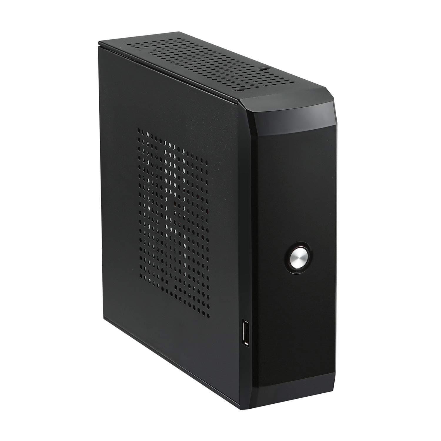 0.6mm SECC Mini ITX Black Chassis (01)