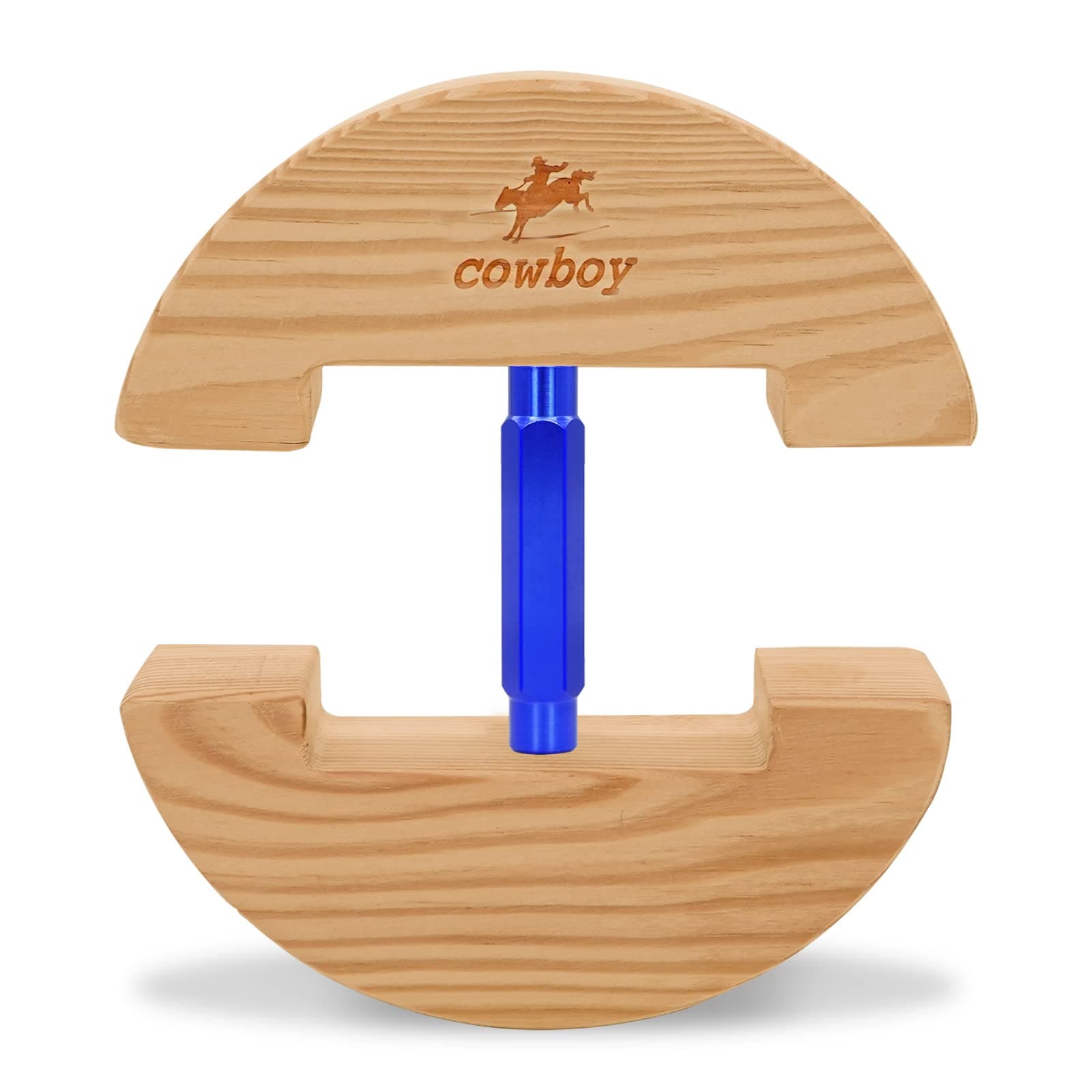 COWBOY Hat Stretcher- Colourful Adjustable Heavy Duty-Easy to Use- Small Size 6.69" to 8.86" Large Size 7.28" to 9.84" (Small, Blue)