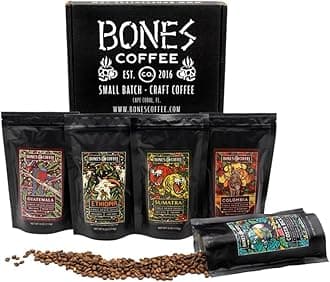 NEW World Tour Sample Pack, Single-Origin Flavored Coffee Medium Roast Arabica Beans Specialty Coffee Gifts Compatible Auto Drip and French Press, 4 oz Pack of 5 Whole Bean