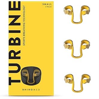 Rhinomed Turbine Nasal Dilator for Athletic Breathing Improves Airflow during exercise Flexible and Lightweight
