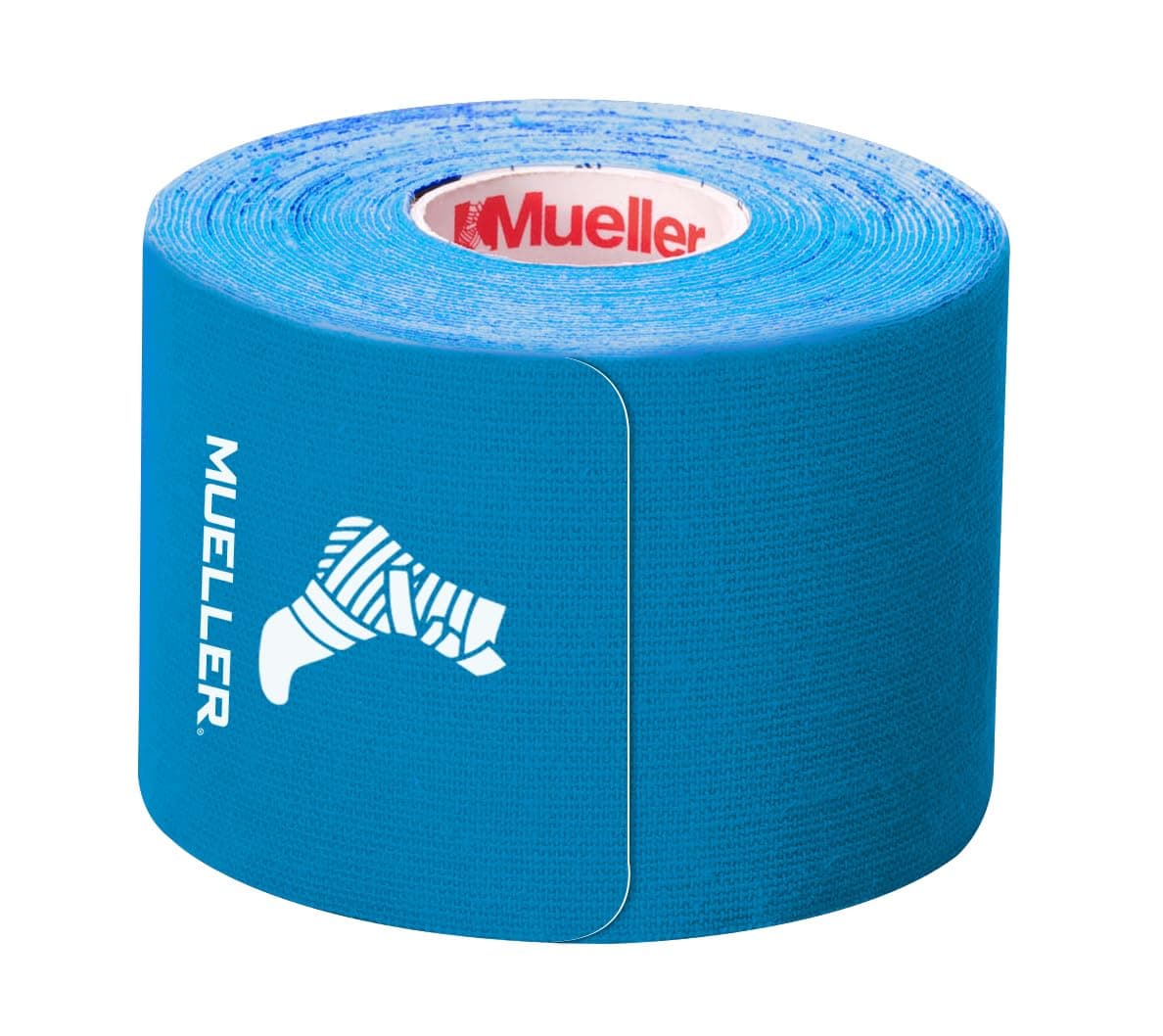 Mueller Sports Medicine Kinesiology Therapeutic Tape, Quality Athletic Tape, Latex Free, 20 Pre-Cut I-Strips, 2" x 9.75" Each Strip