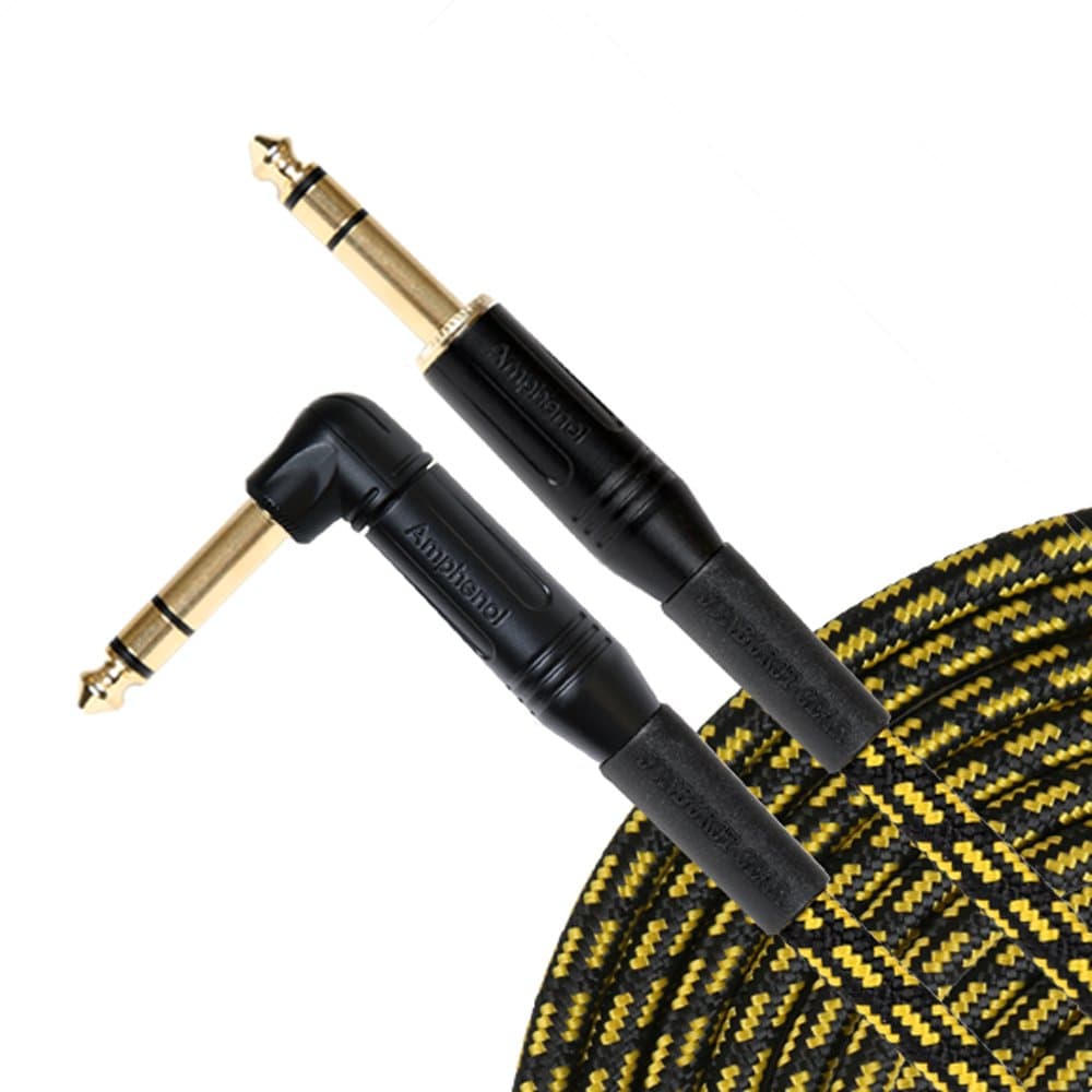 Sunburst Gear 851824003995 1/4" TRS Right Angle Cable, 10'