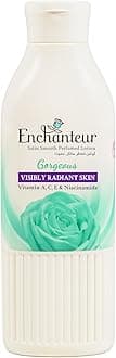 Enchanteur Satin Smooth Perfumed Lotion - Gorgeous, New Look & Improved Formula, Enriched with Vitamin A, C, E, Niacinamide, Aloe Vera & Olive Butter, For Smooth & Radiant Skin, All Skin Types, 250ml