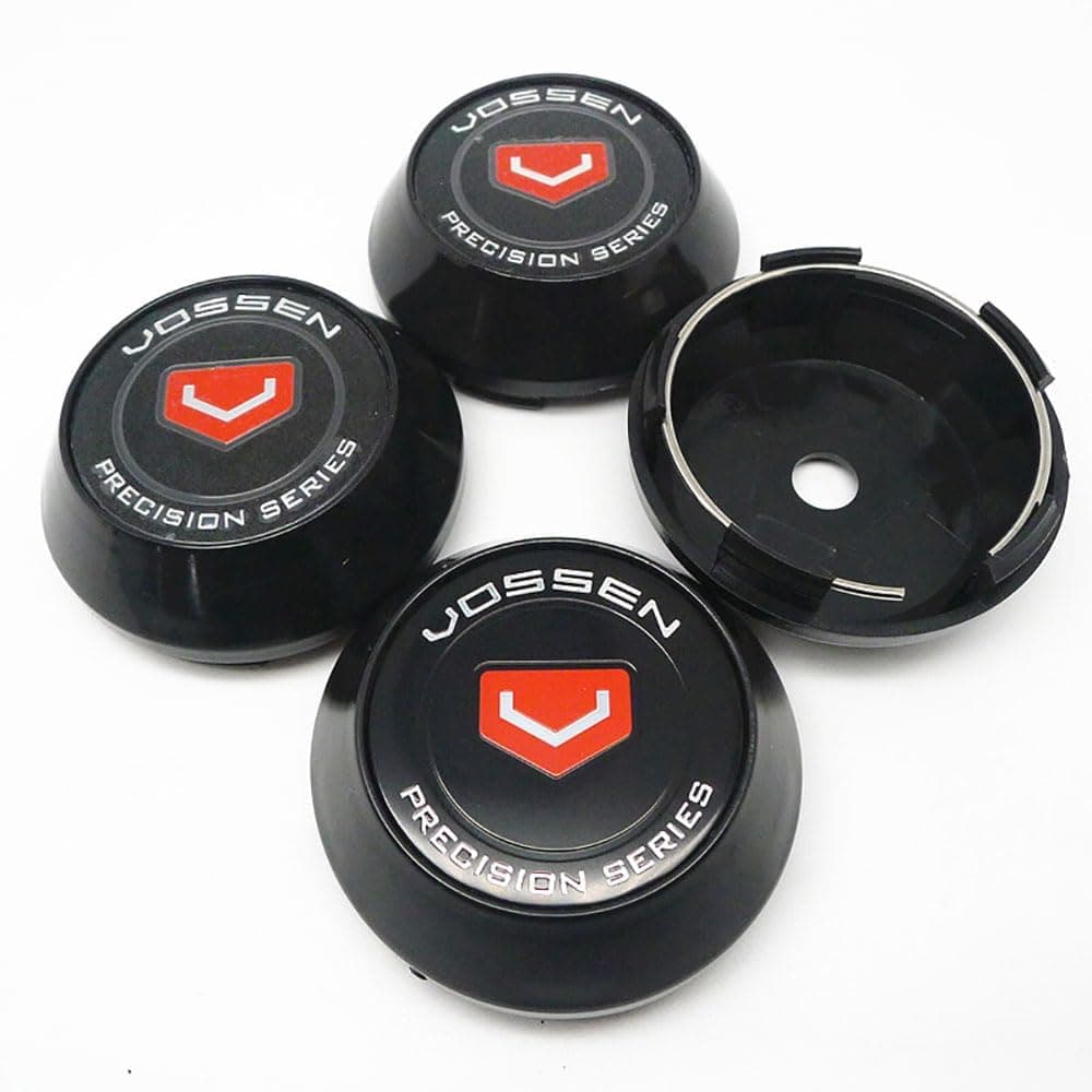 Wheel Center Hub Centre Caps 65MM 4 PCS Compatible with for VOSSEN Vossen 2024 Hubcaps ABS Alloy Ring,E