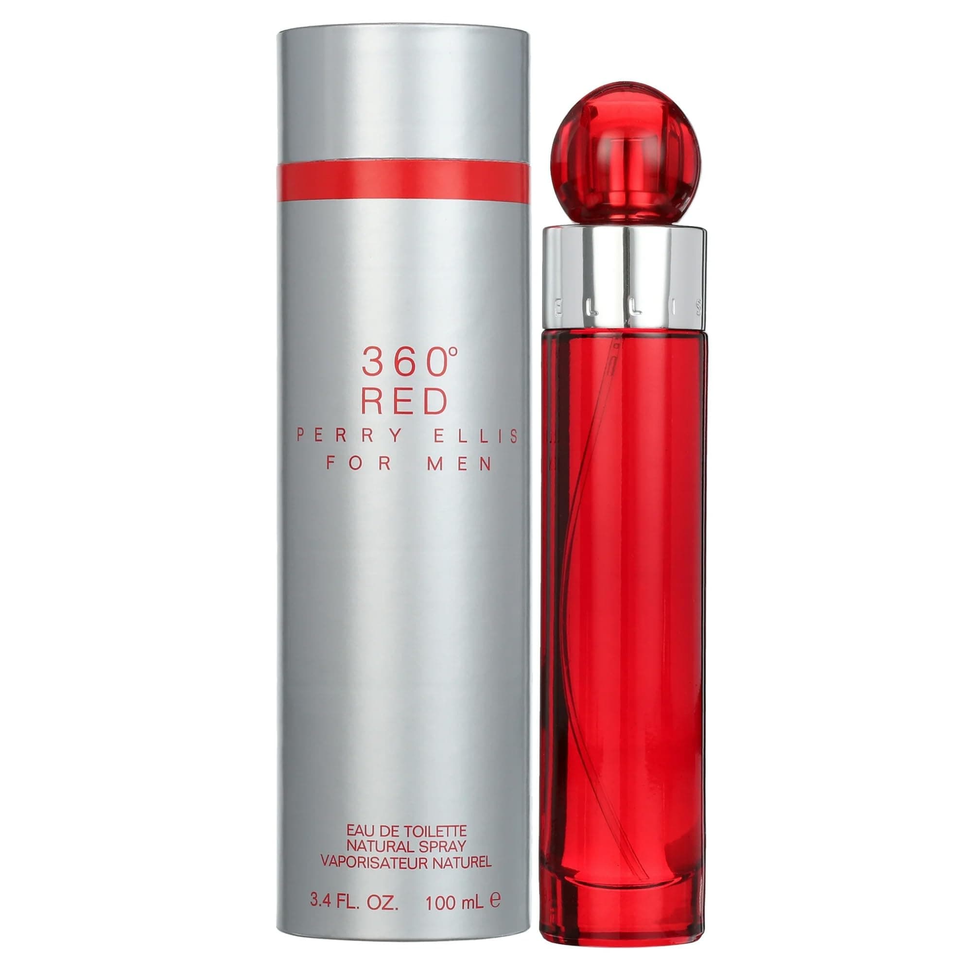 360 Red by Perry Ellis for Men - 3.4 oz EDT Spray