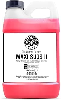 Chemical Guys CWS_101_64 Maxi-Suds II Foaming Car Wash Soap (Works with Foam Cannons, Foam Guns or Bucket Washes) Safe for Cars, Trucks, Motorcycles, RVs & More, 64 fl oz (Half Gallon), Cherry Scent