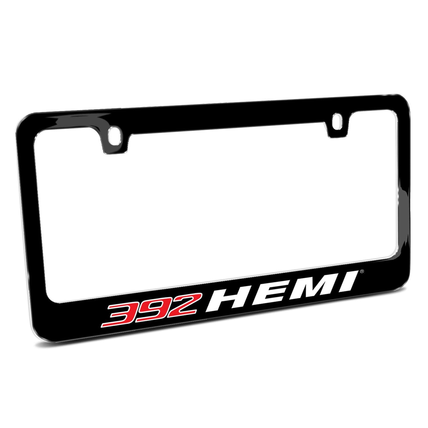 iPick Image for HEMI 392-HEMI UV-LED Printed American-Made Black Metal License Plate Frame