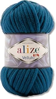 100 g Alize Velluto Wool in 30 Selections (646 | Petrol)